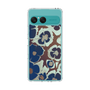 Slim Protection Case［ y2k(Year2000) - Flower - Brown Navy ］