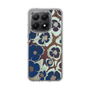 Slim Protection Case［ y2k(Year2000) - Flower - Brown Navy ］