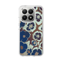 Slim Protection Case［ y2k(Year2000) - Flower - Brown Navy ］