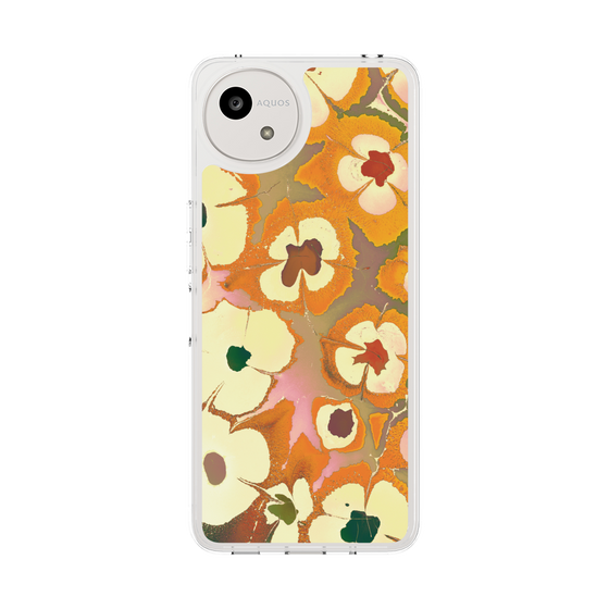 Slim Protection Case［ y2k(Year2000) - Flower - Orange Pink ］