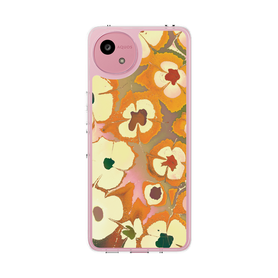 Slim Protection Case［ y2k(Year2000) - Flower - Orange Pink ］