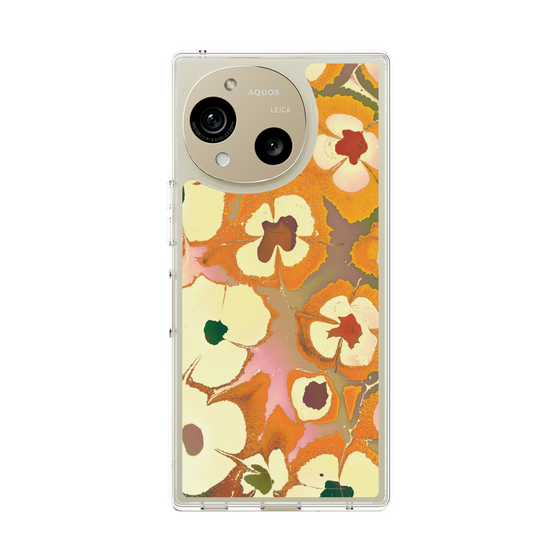 Slim Protection Case［ y2k(Year2000) - Flower - Orange Pink ］