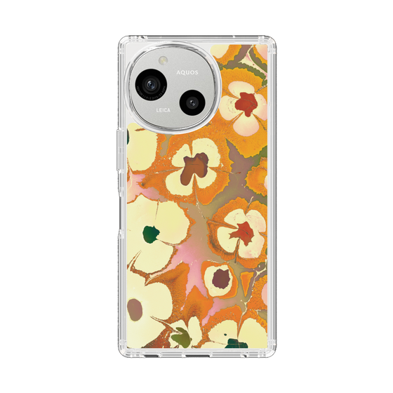 Slim Protection Case［ y2k(Year2000) - Flower - Orange Pink ］