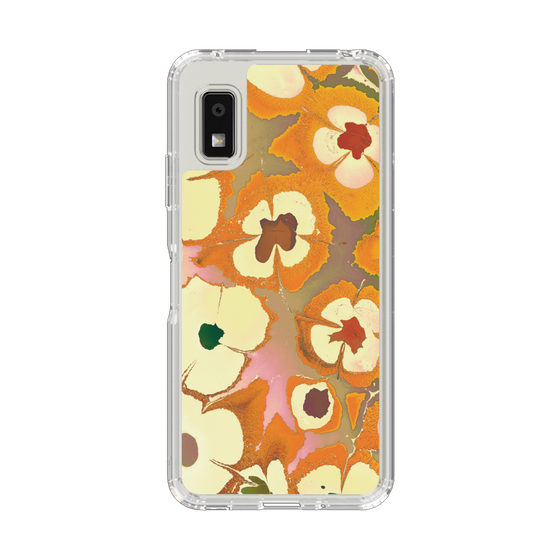 Slim Protection Case［ y2k(Year2000) - Flower - Orange Pink ］