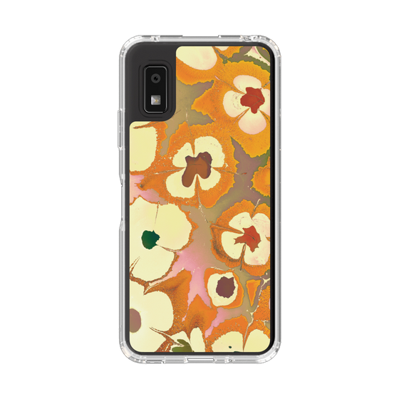 Slim Protection Case［ y2k(Year2000) - Flower - Orange Pink ］
