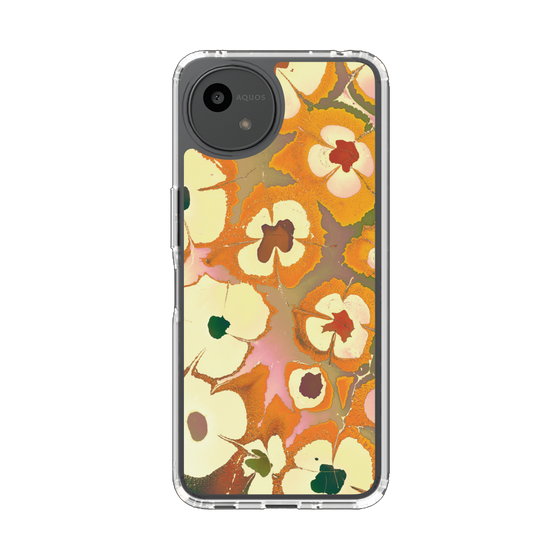 Slim Protection Case［ y2k(Year2000) - Flower - Orange Pink ］