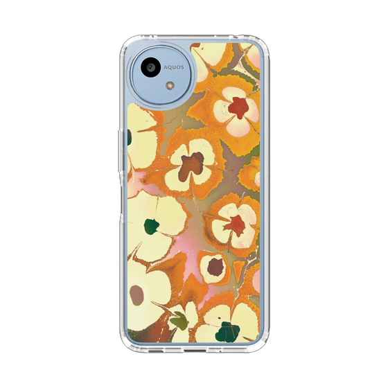 Slim Protection Case［ y2k(Year2000) - Flower - Orange Pink ］