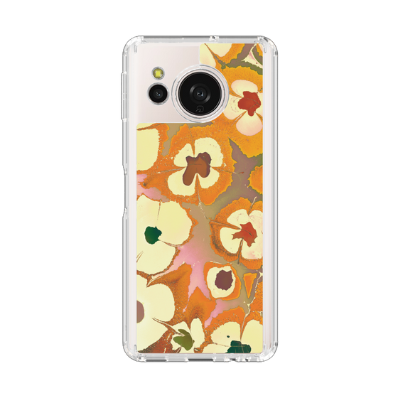 Slim Protection Case［ y2k(Year2000) - Flower - Orange Pink ］