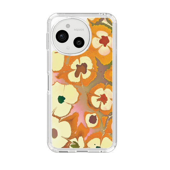 Slim Protection Case［ y2k(Year2000) - Flower - Orange Pink ］