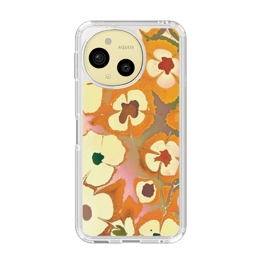 Slim Protection Case［ y2k(Year2000) - Flower - Orange Pink ］