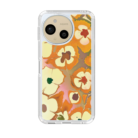 Slim Protection Case［ y2k(Year2000) - Flower - Orange Pink ］