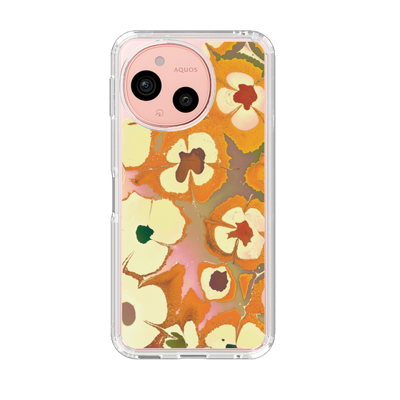 Slim Protection Case［ y2k(Year2000) - Flower - Orange Pink ］