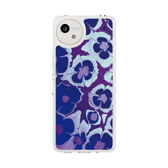Slim Protection Case［ y2k(Year2000) - Flower - Rich Purple ］