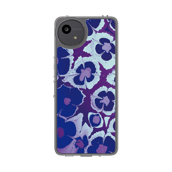 Slim Protection Case［ y2k(Year2000) - Flower - Rich Purple ］