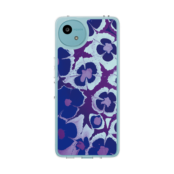 Slim Protection Case［ y2k(Year2000) - Flower - Rich Purple ］