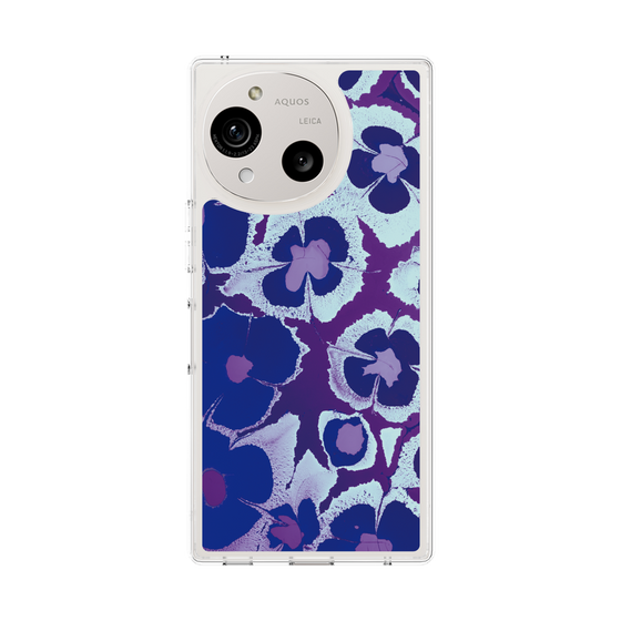 Slim Protection Case［ y2k(Year2000) - Flower - Rich Purple ］