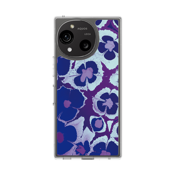 Slim Protection Case［ y2k(Year2000) - Flower - Rich Purple ］