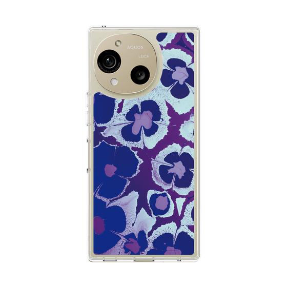 Slim Protection Case［ y2k(Year2000) - Flower - Rich Purple ］