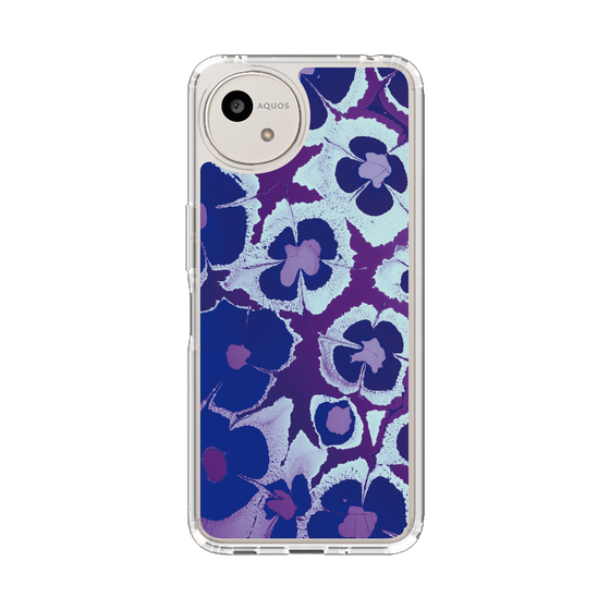 Slim Protection Case［ y2k(Year2000) - Flower - Rich Purple ］