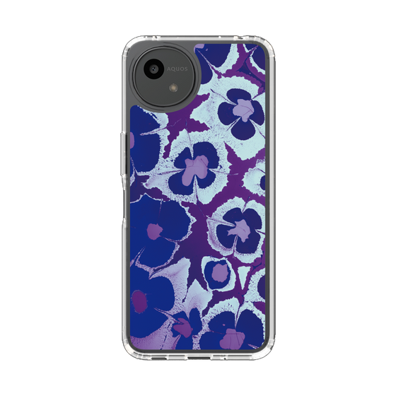 Slim Protection Case［ y2k(Year2000) - Flower - Rich Purple ］
