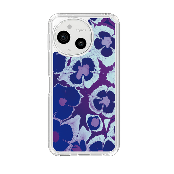 Slim Protection Case［ y2k(Year2000) - Flower - Rich Purple ］