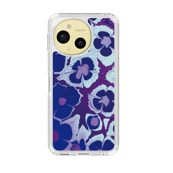 Slim Protection Case［ y2k(Year2000) - Flower - Rich Purple ］