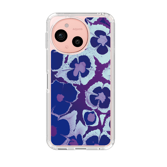 Slim Protection Case［ y2k(Year2000) - Flower - Rich Purple ］
