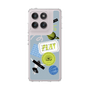 Slim Protection Case［ Playful sticker - Dusty Blue ］