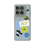 Slim Protection Case［ Playful sticker - Dusty Blue ］