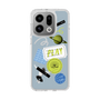 Slim Protection Case［ Playful sticker - Dusty Blue ］