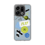 Slim Protection Case［ Playful sticker - Dusty Blue ］