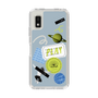 Slim Protection Case［ Playful sticker - Dusty Blue ］