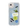 Slim Protection Case［ Playful sticker - Dusty Blue ］