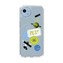 Slim Protection Case［ Playful sticker - Dusty Blue ］
