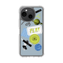 Slim Protection Case［ Playful sticker - Dusty Blue ］