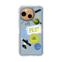 Slim Protection Case［ Playful sticker - Dusty Blue ］