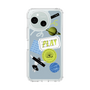 Slim Protection Case［ Playful sticker - Dusty Blue ］