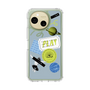 Slim Protection Case［ Playful sticker - Dusty Blue ］