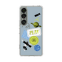 Slim Protection Case［ Playful sticker - Dusty Blue ］