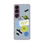 Slim Protection Case［ Playful sticker - Dusty Blue ］