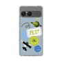 Slim Protection Case［ Playful sticker - Dusty Blue ］
