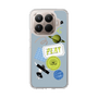 Slim Protection Case［ Playful sticker - Dusty Blue ］