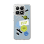 Slim Protection Case［ Playful sticker - Dusty Blue ］