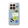 Slim Protection Case［ Playful sticker - Dusty Blue ］
