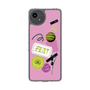 Slim Protection Case［ Playful sticker - Dusty Pink ］