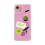 Slim Protection Case［ Playful sticker - Dusty Pink ］