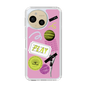 Slim Protection Case［ Playful sticker - Dusty Pink ］