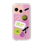 Slim Protection Case［ Playful sticker - Dusty Pink ］