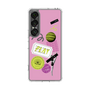 Slim Protection Case［ Playful sticker - Dusty Pink ］