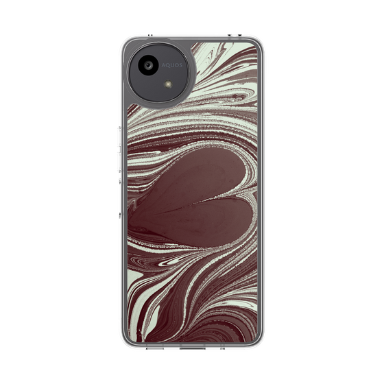 Slim Protection Case［ y2k(Year2000) - Heart - Chocolate Mint ］